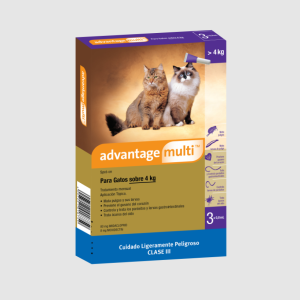 Advantage Multi Gatos Sobre 4kg 0.8ml 30 DIAS