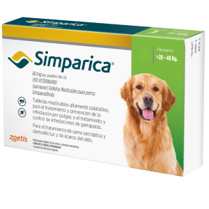 Simparica 80mg 20-40kg 35 DIAS