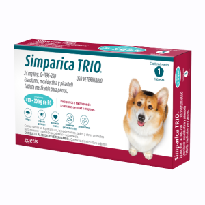 Simparica Trio 1tab 10.1 - 20 KG 35 DIAS