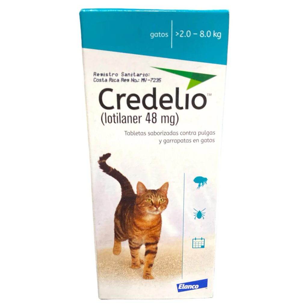 Credelio Gatos 2kg A 8 KG 1 MES