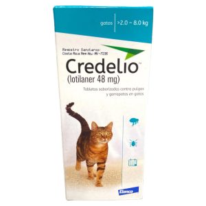 Credelio Gatos 2kg A 8 KG 1 MES