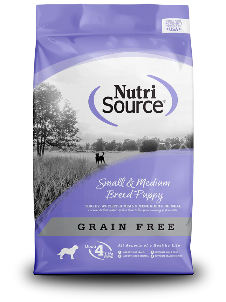 Nutri Source Grain Free Puppy Turkey Fish Small 1.8 KG