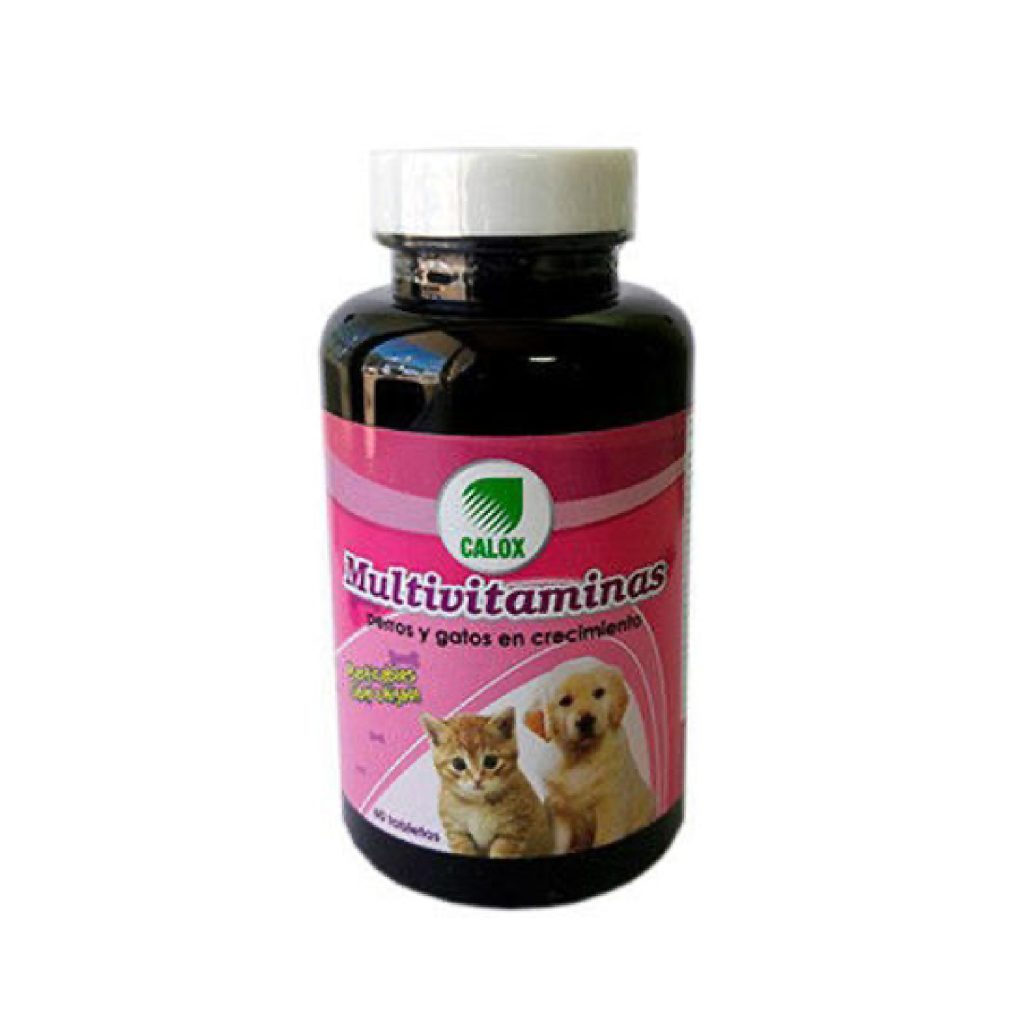Multivitaminos Calox X 60 Puppy Gatito 60TABS