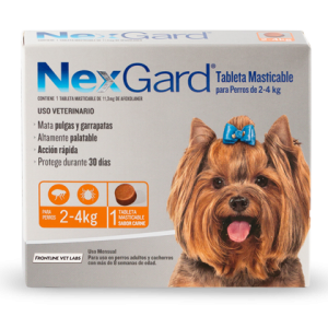 Nexgard 2-4k Naranja 1 MES
