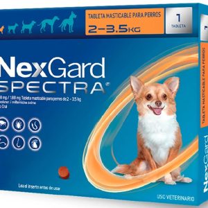 Nexgard Spectra 2 A 3.5kg Naranja 1 MES