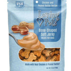 Premios Loving Pets Soft Jerky Bone Chicken And Peanut Butter 170g