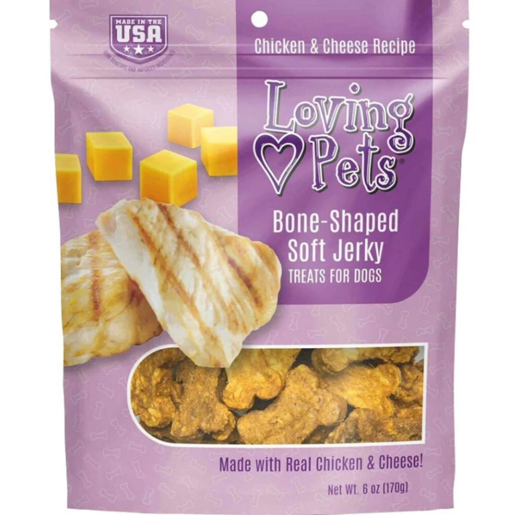 Premios Loving Pets Soft Jerky Bone Chicken And Cheese 170g
