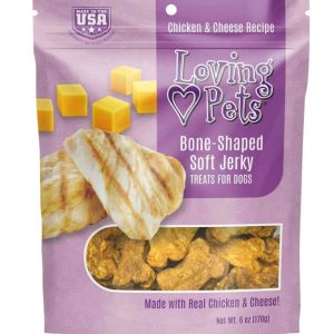 Premios Loving Pets Soft Jerky Bone Chicken And Cheese 170g