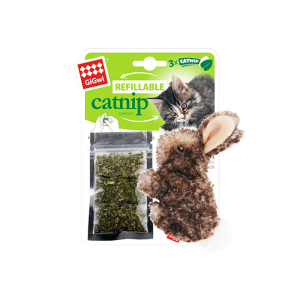 Gigwi Rabbit Refillable Catnip S