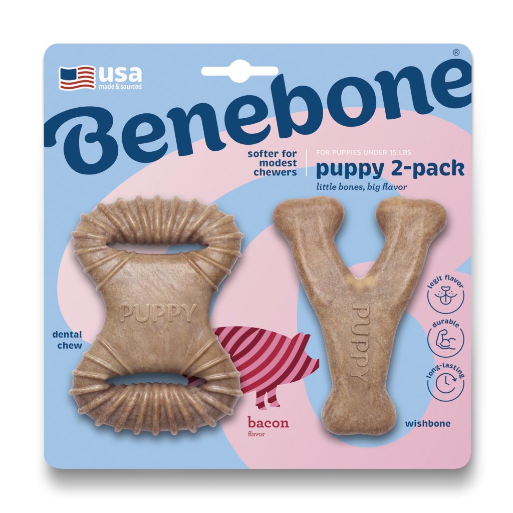 Benebone Puppy 2pack Dental Bacon S